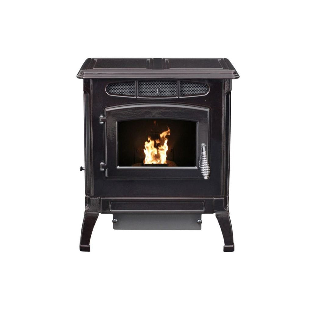 Breckwell Classic Cast 25" Black Enamel Finish Pellet Stove With Ignitor