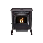 Breckwell Classic Cast 25" Black Enamel Finish Pellet Stove With Ignitor