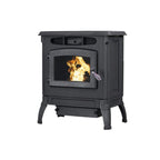 Breckwell Classic Cast 25" Black Enamel Finish Pellet Stove With Ignitor