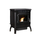Breckwell Classic Cast 25" Black Enamel Finish Pellet Stove With Ignitor