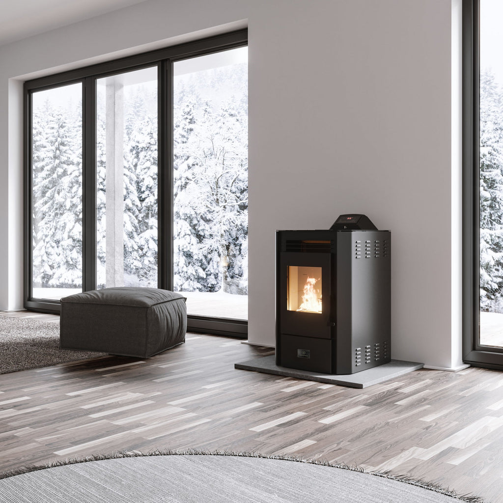 Breckwell Little E SP500 19" Black Freestanding Pellet Stove, EPA2020 Certified