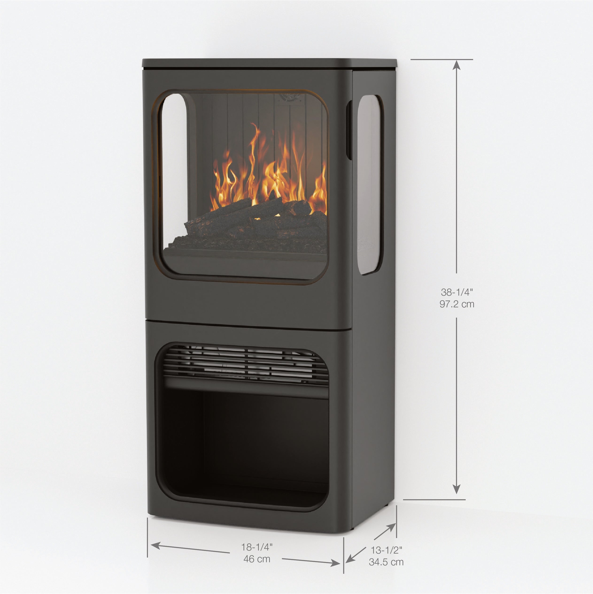 Dimplex Optimyst Mapleton 38" Freestanding Water Vapor Electric Fireplace Stove