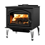 Empire Gateway 3500 28-Inch Freestanding Wood Burning Stove with Non-Catalytic Combustion, Metallic Black – WB35FS