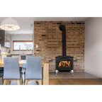 Empire Gateway 3500 28-Inch Freestanding Wood Burning Stove with Non-Catalytic Combustion, Metallic Black – WB35FS