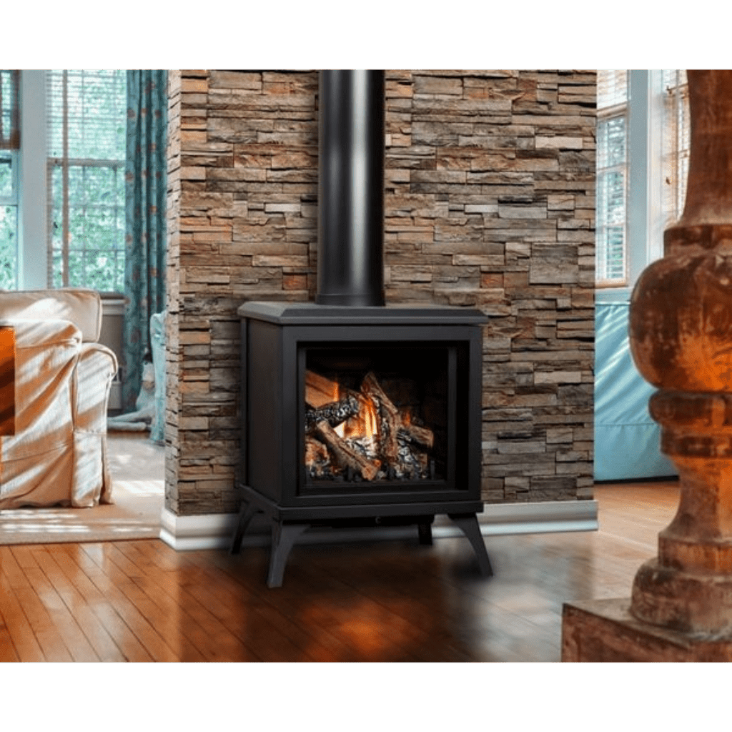Kingsman FDV200S 23" Freestanding Intermittent Pilot Proflame 1, Propane Gas Direct Vent Stove