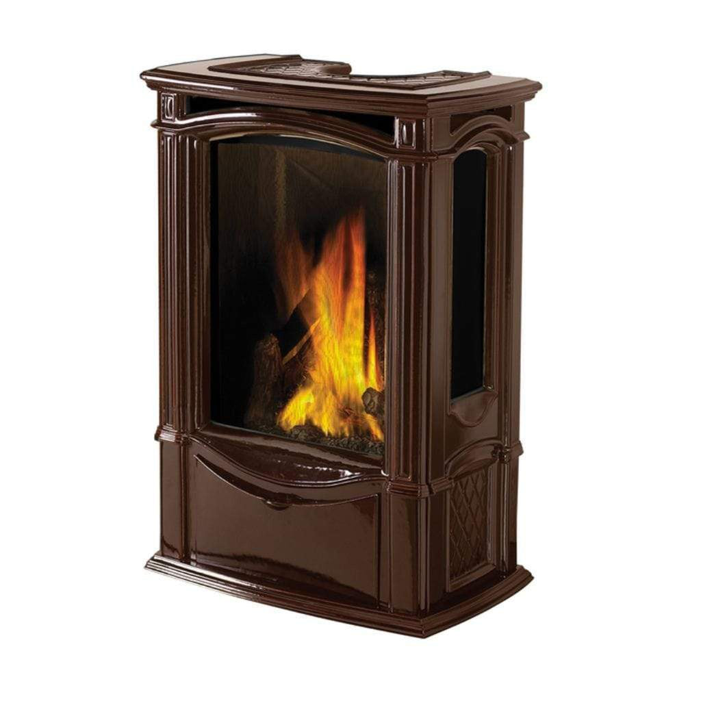 Napoleon Castlemore 24" Metallic Black Direct Vent Cast Iron Gas Stove