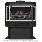 Napoleon Haliburton 23" Black Direct Vent Gas Stove With Millivolt Ignition