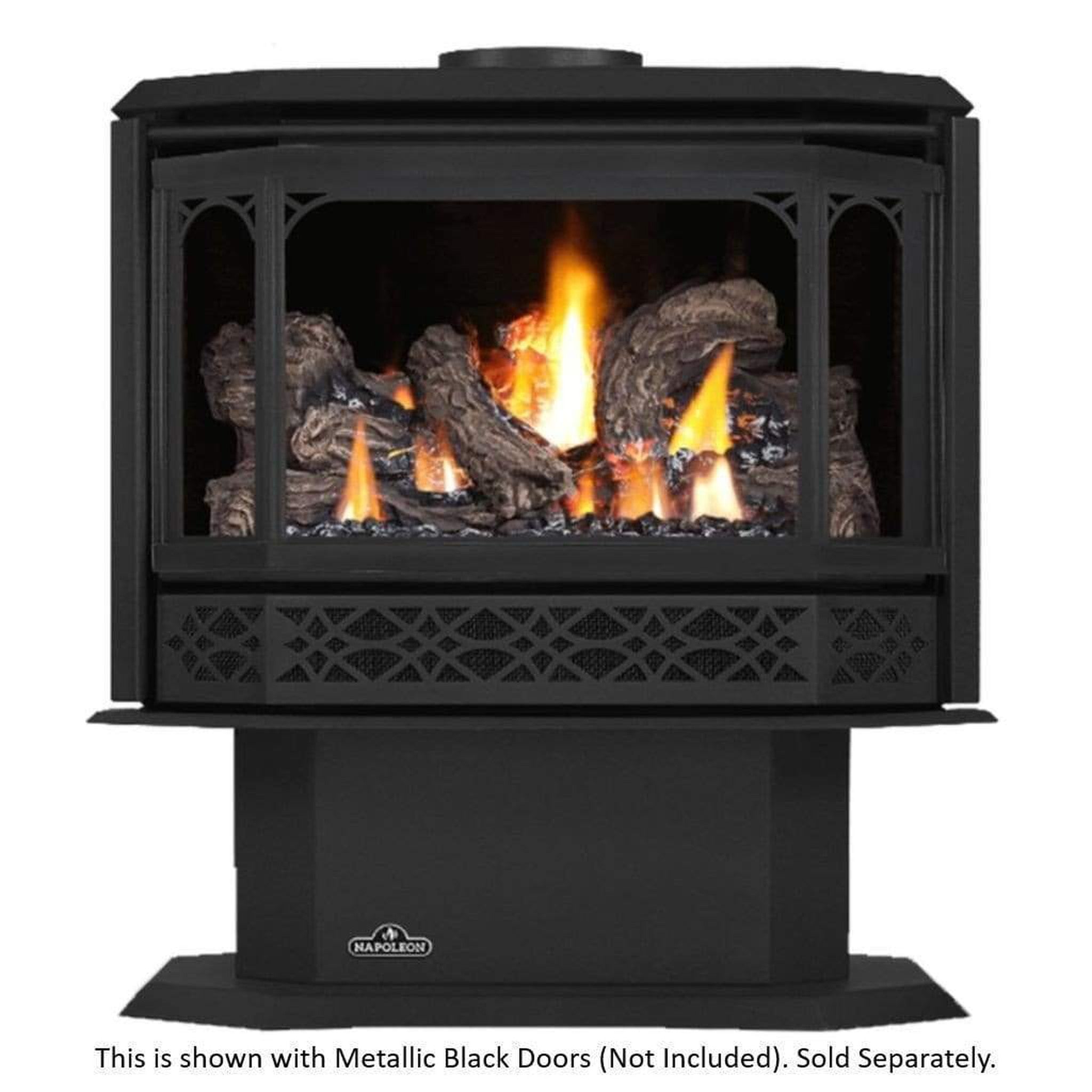 Napoleon Havelock 28" Black Direct Vent Gas Stove With Electronic Ignition