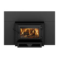 Ventis HEI170 27" Black Direct Vent Medium Wood Burning Fireplace Insert, EPA2020 Certified
