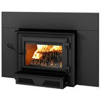Ventis HEI240 28" Black Direct Vent Large Wood Burning Fireplace Insert, EPA2020 Certified