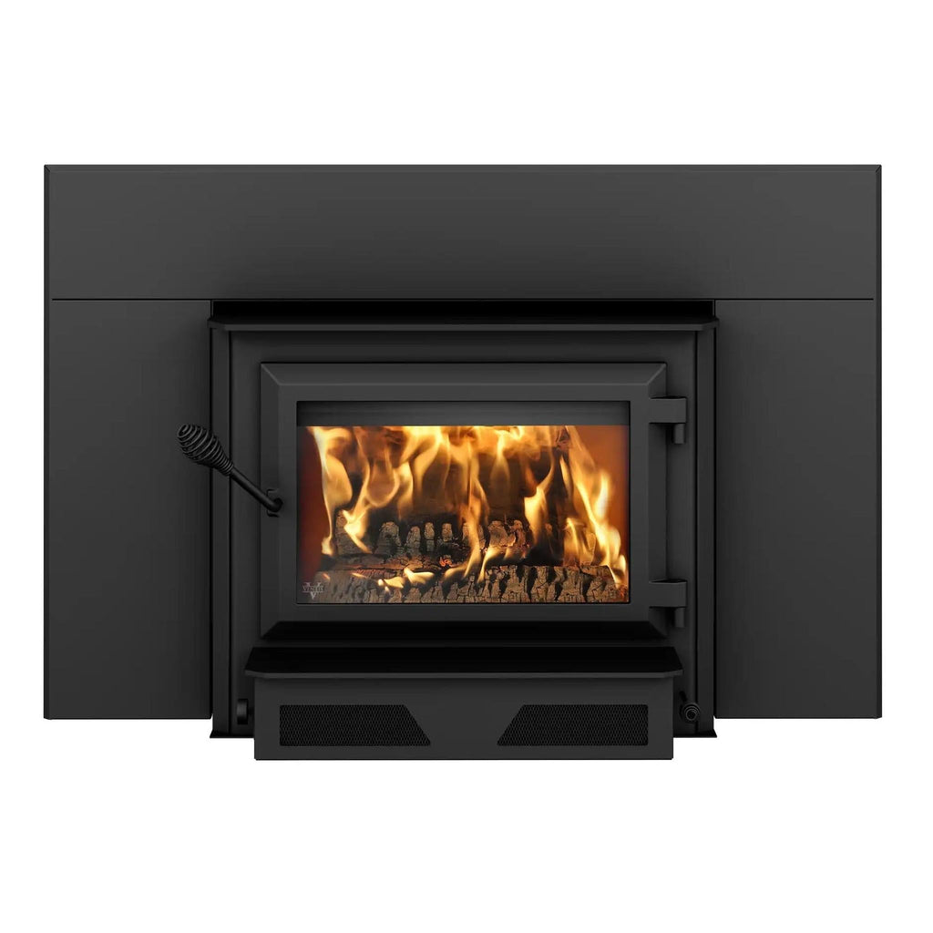 Ventis HEI240 28" Black Direct Vent Large Wood Burning Fireplace Insert, EPA2020 Certified