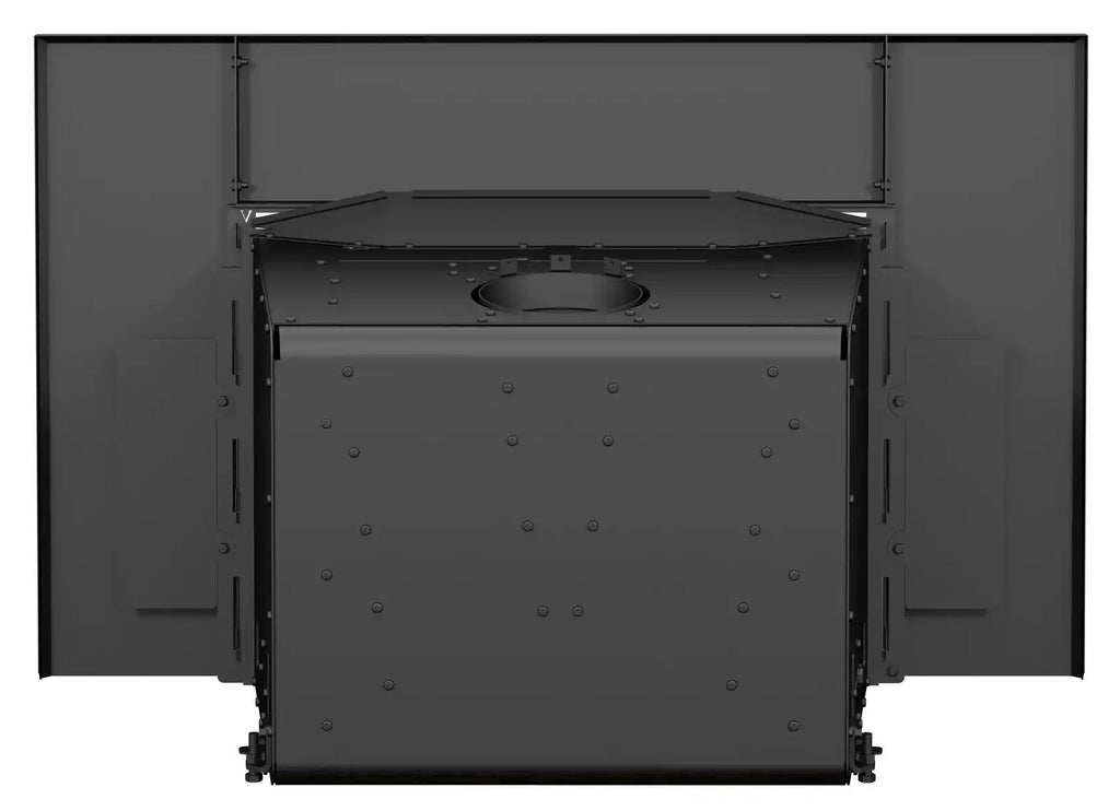Ventis HEI90 28" Black Direct Vent Small Wood Burning Fireplace Insert, EPA2020 Certified