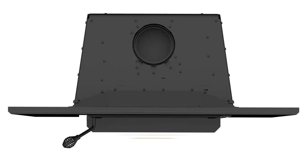 Ventis HEI90 28" Black Direct Vent Small Wood Burning Fireplace Insert, EPA2020 Certified