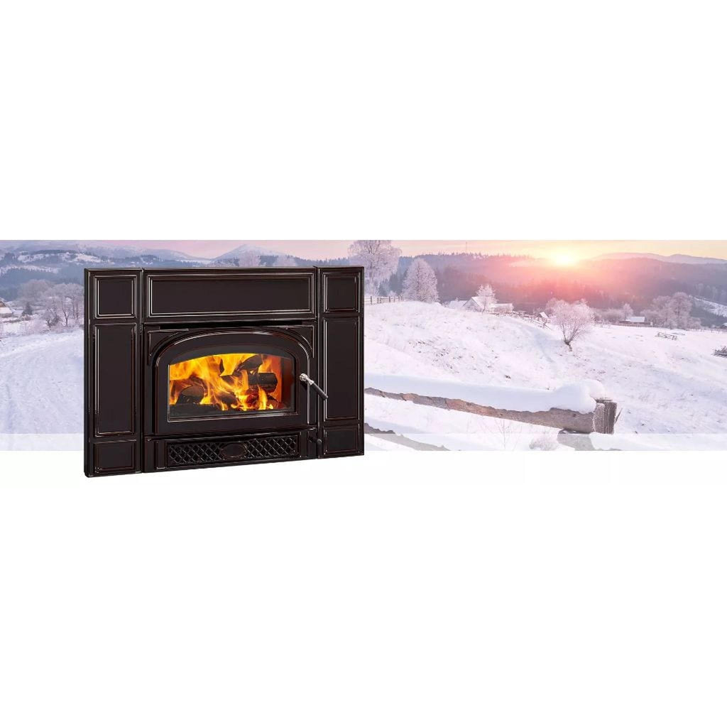 Vermont Castings Gifford 26" Classic Black Wood Burning Fireplace Insert