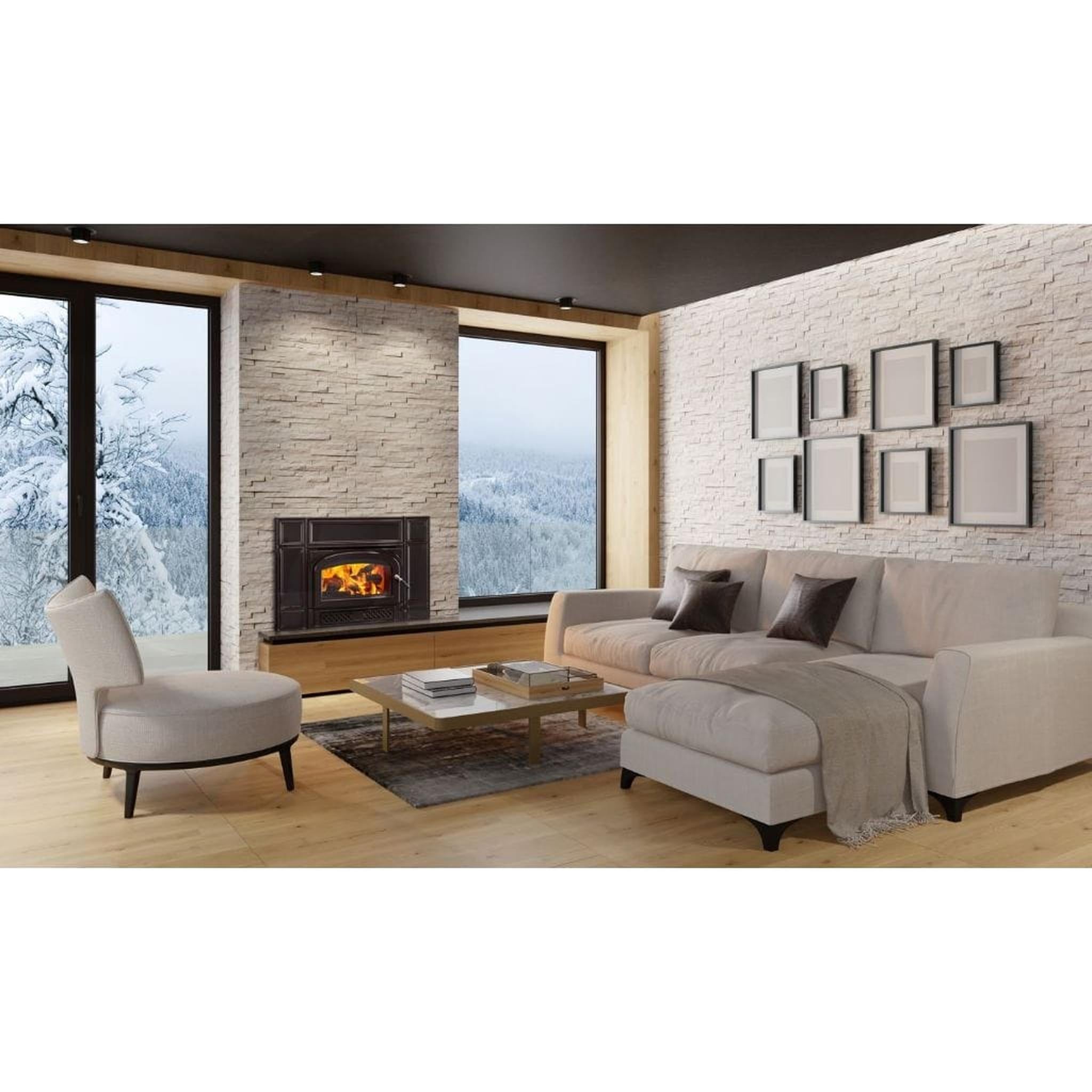 Vermont Castings Gifford 26" Classic Black Wood Burning Fireplace Insert