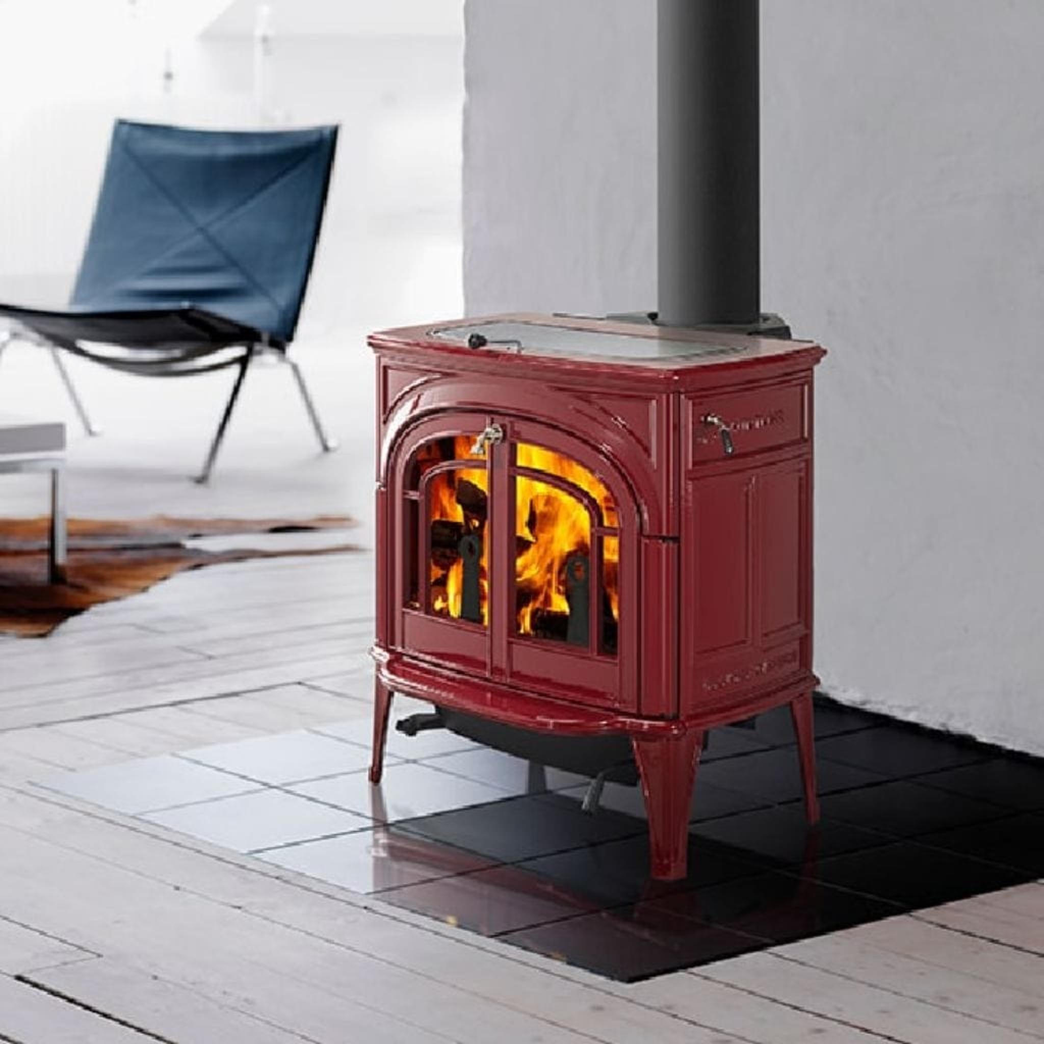 Vermont Castings Dauntless 23" Majolica Brown Wood Burning Stove