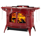 Vermont Castings Defiant 32" Bordeaux Wood Burning Stove With Traditional Doors