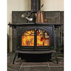 Vermont Castings Defiant 32" Classic Black Wood Burning Stove With Traditional Doors