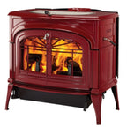 Vermont Castings Encore 27" Bordeaux Wood Burning Stove With Traditional Doors