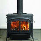 Vermont Castings Encore 27" Classic Black Wood Burning Stove With Traditional Doors