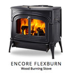 Vermont Castings Encore 27" Twilight Enamel Wood Burning Stove With Traditional Doors