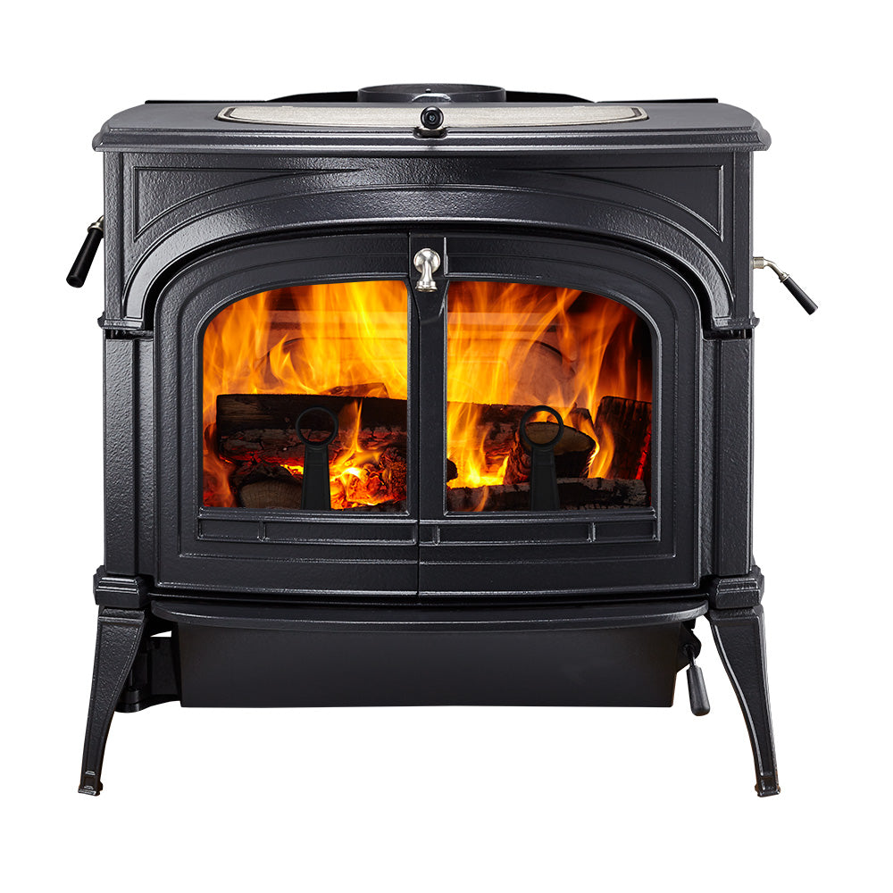 Vermont Castings Encore 27" Twilight Enamel Wood Burning Stove With Traditional Doors