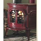 Vermont Castings Intrepid FlexBurn 22" Bordeaux Wood Burning Stove With Traditional Doors