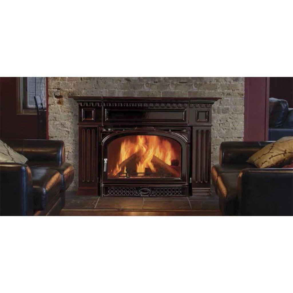 Vermont Castings Montpelier II 32" Classic Black Wood Burning Fireplace Insert