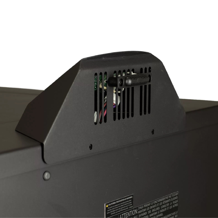 Ashley AP5622-W Pellet Stove - Close-up of a black electronic device