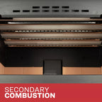 Ashley AW2520E-P Wood Stove  - SECONDARY COMBUSTION