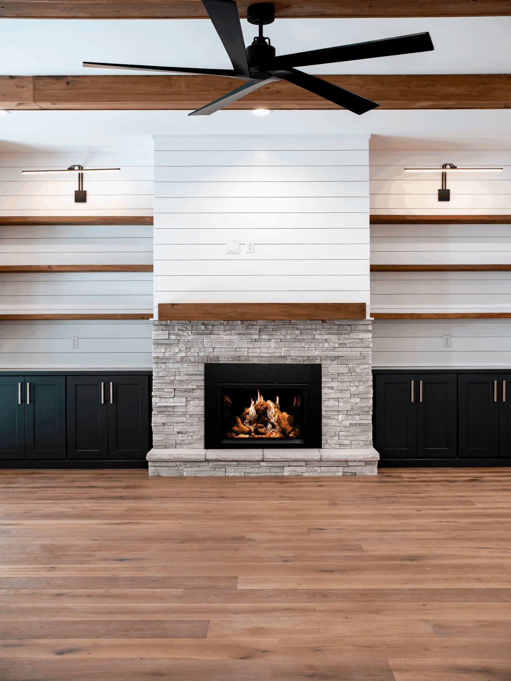 Empire Rainier 34" Natural Gas Direct Vent Fireplace Insert, Intermittent Pilot Control