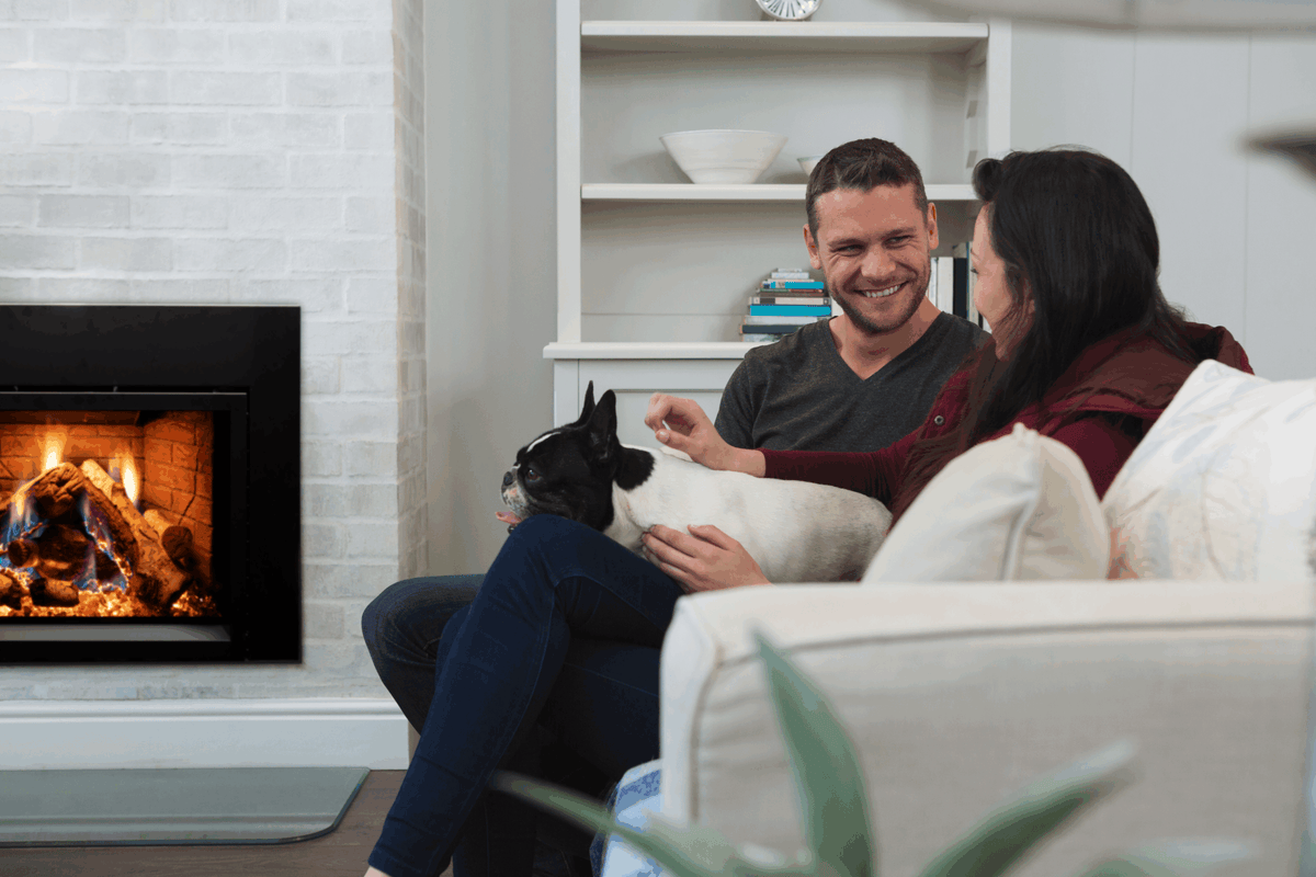 Empire Rainier 34" Natural Gas Direct Vent Fireplace Insert, Intermittent Pilot Control