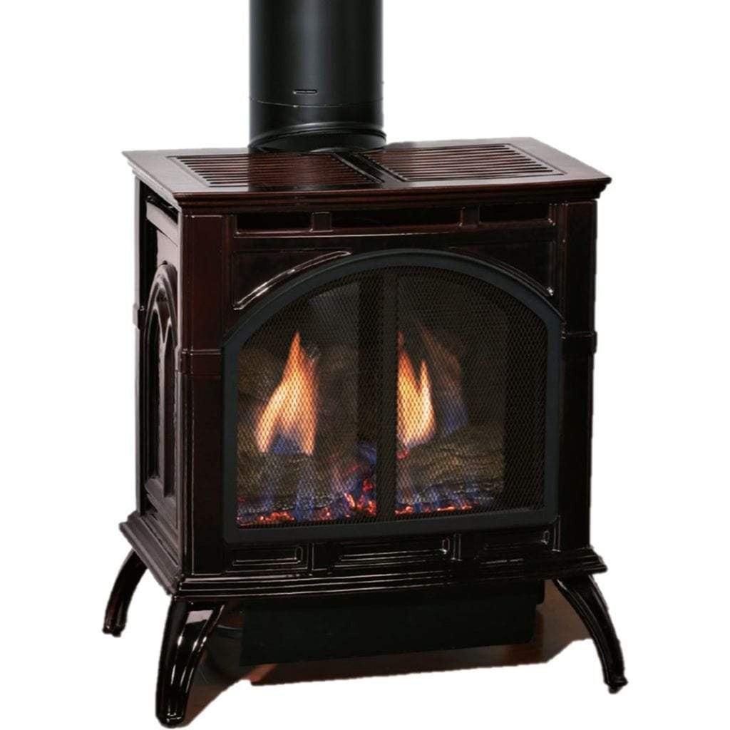 Empire Spirit 22" Natural Gas Stove Direct Vent Cast Iron Matte Black Finish