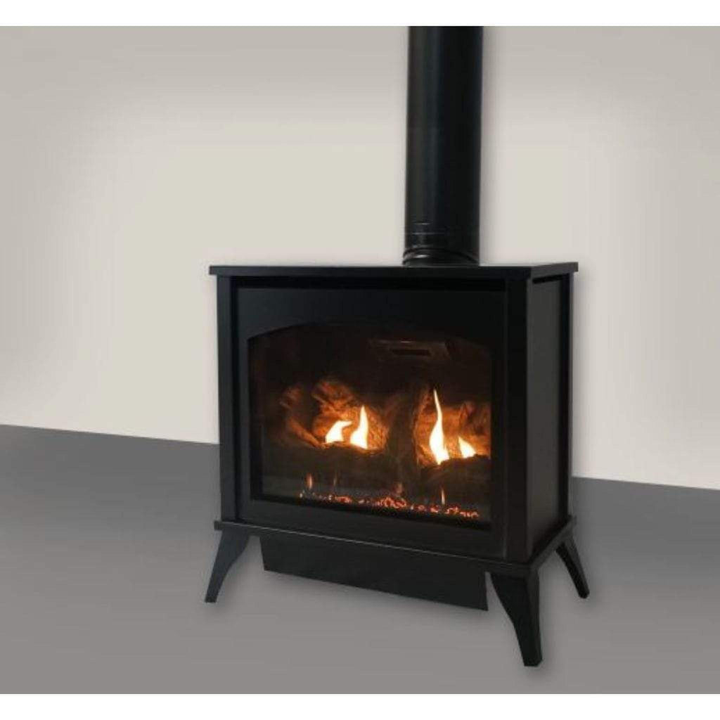 Empire Spirit 22" Natural Gas Direct Vent Steel Stove, Millivolt Ignition