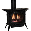 Empire Spirit 28" Propane Gas Direct Vent Cast Iron Stove, Matte Black Finish, Millivolt Ignition