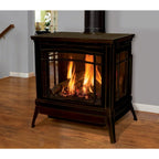 Enviro Berkeley Freestanding Gas Stove Antique Chestnut