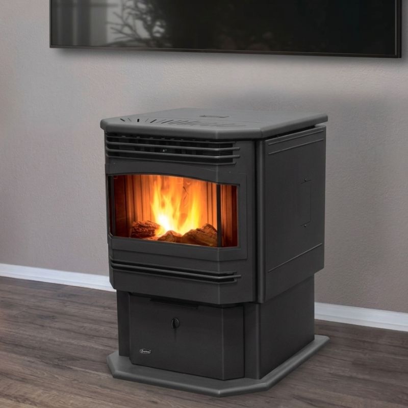 Enviro Meridian Steel Freestanding Pellet Stove EFMFS 2