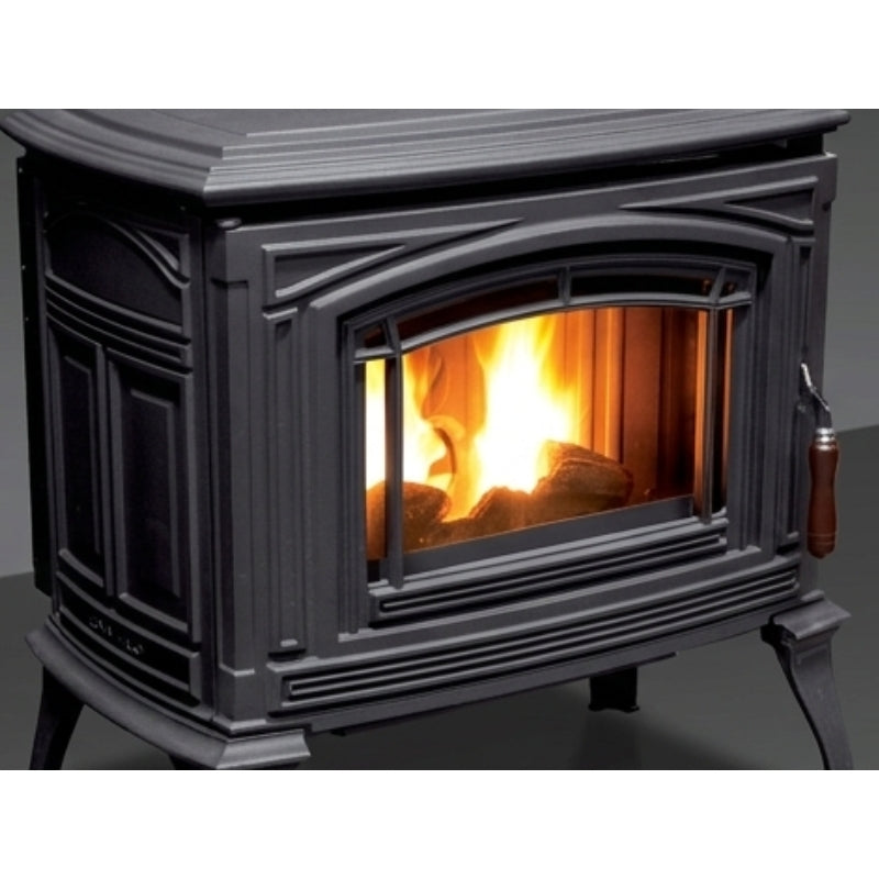 Enviro Meridian Cast Iron Freestanding Pellet Stove EFMFSC2 - Closed