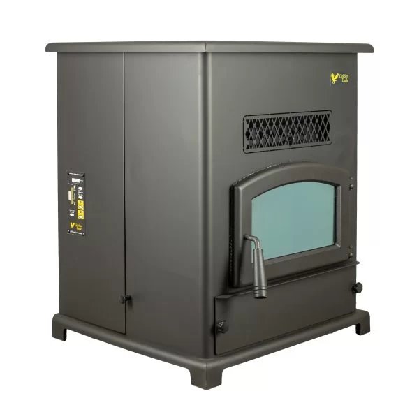 Golden Eagle GE100E Pellet Stove - Left