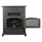 Golden Eagle GE100E Pellet Stove - open door