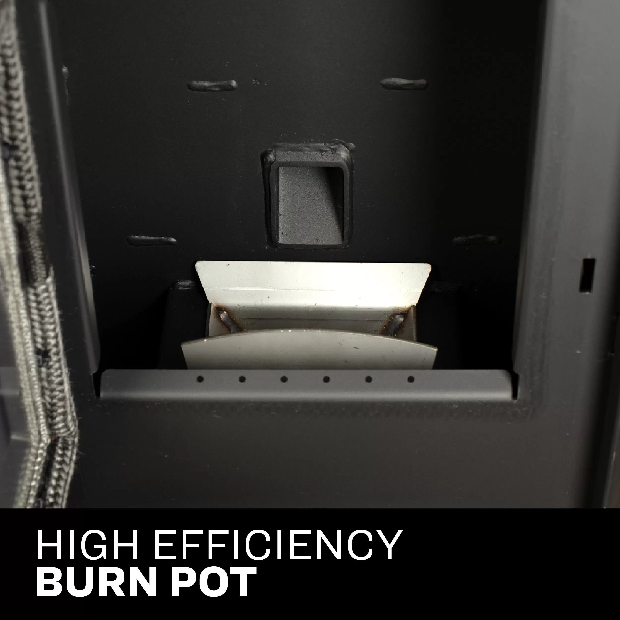 King Pellet Stove KP5513-W - High efficiency burn pot 