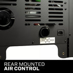 King Pellet Stove KP5513-W - Rear-mounted air control 