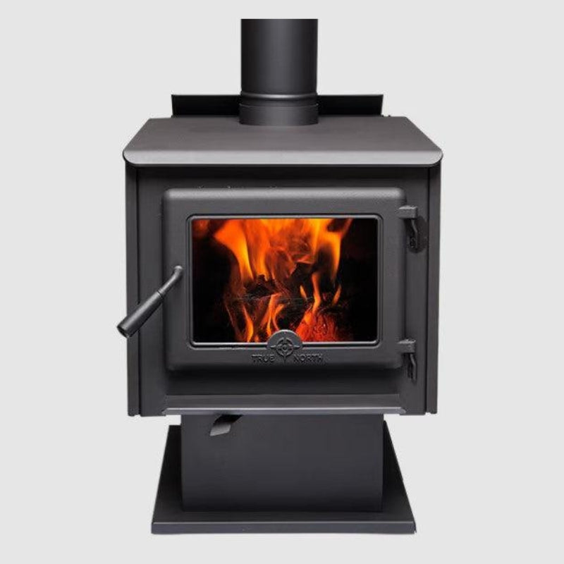 True North TN20 Wood Stove With Pedestal Base
