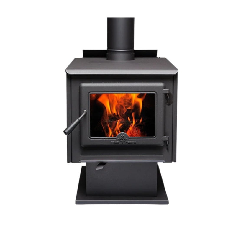 True North TN20 Wood Stove With Pedestal Base