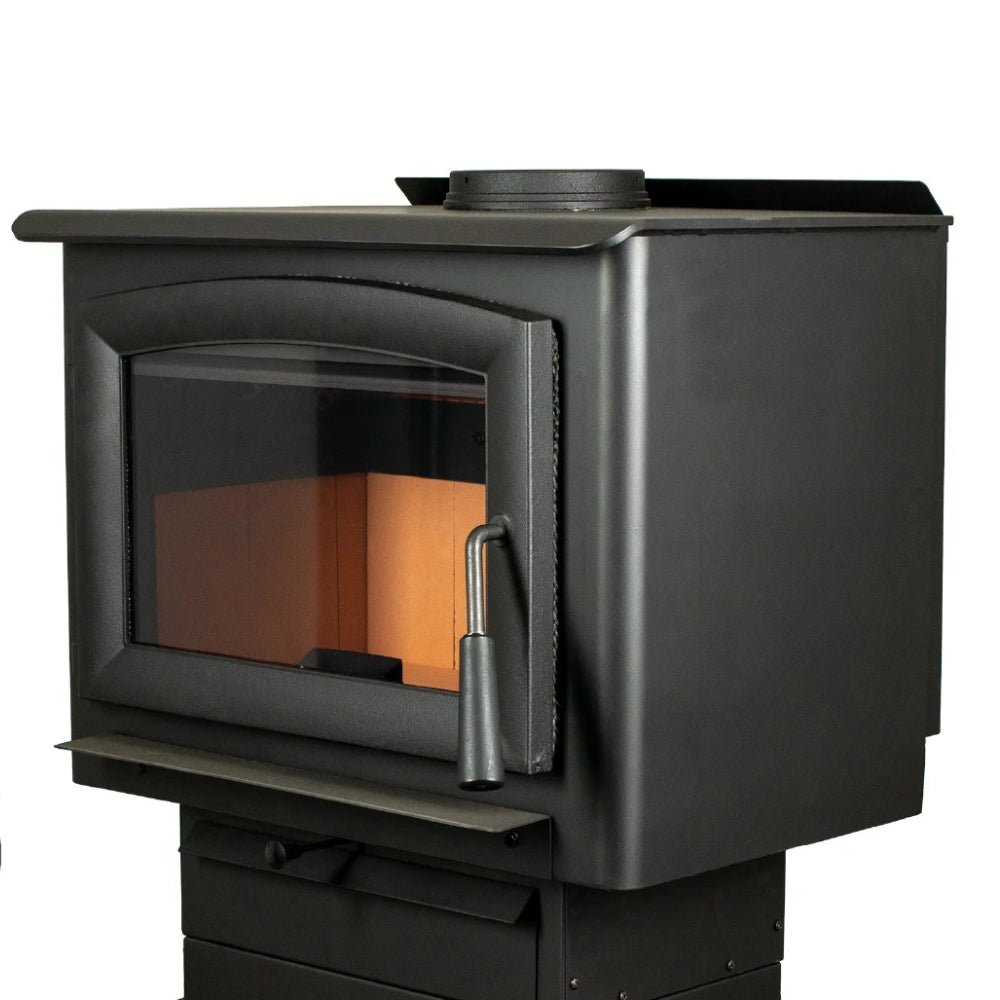 US Stove US1100E-L Wood Stove with Legs - window