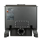 US Stove US1100E-L Black wood stove  with Legs - Back view