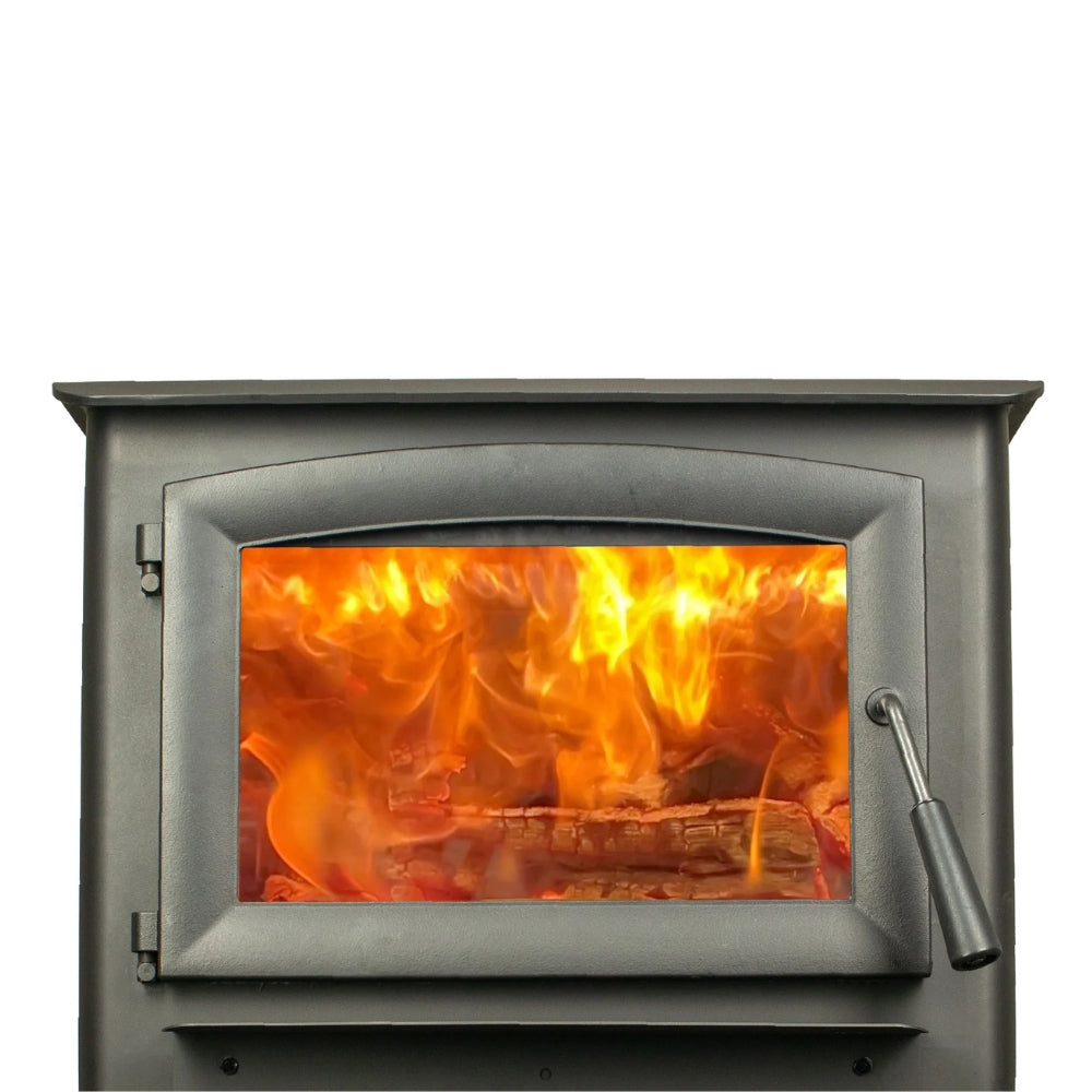 US Stove US2000-P Wood Stove - window