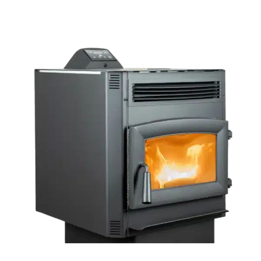 US Stove US5517-W Pellet Stove on a white background