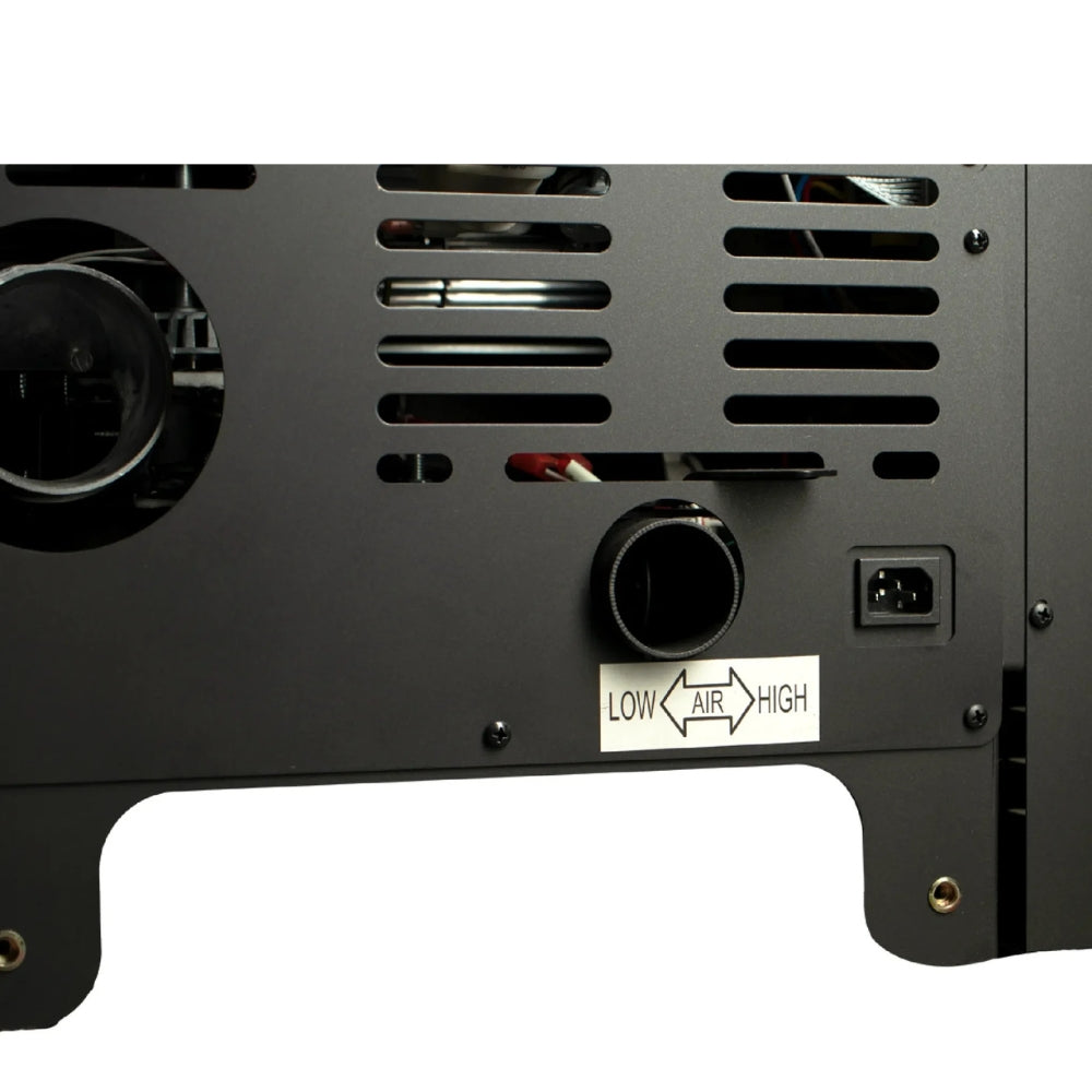 Vogelzang Pellet Stove VG5713-W - rear damper controls