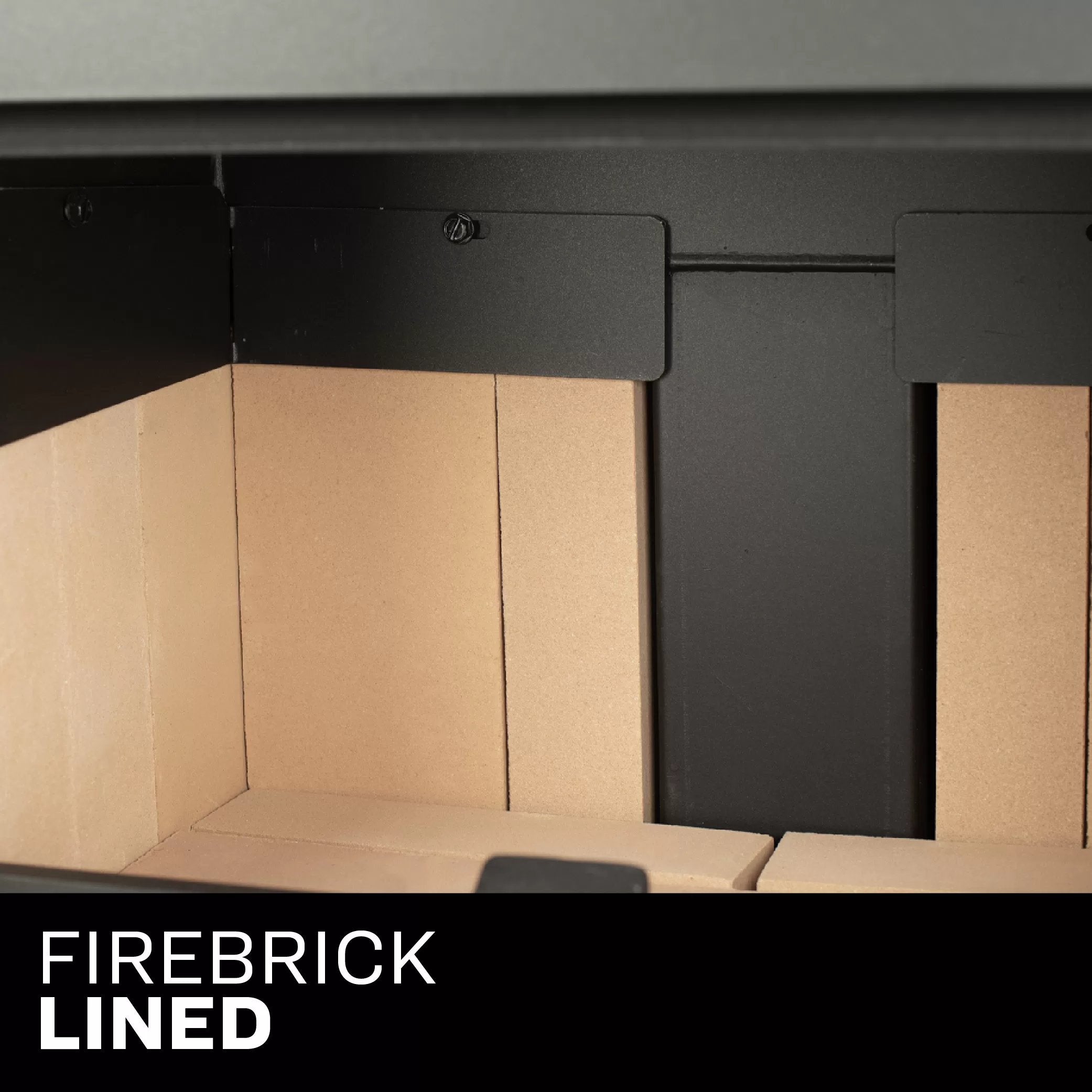 Vogelzang VG1120-BL Wood Stove - firebrick-lined